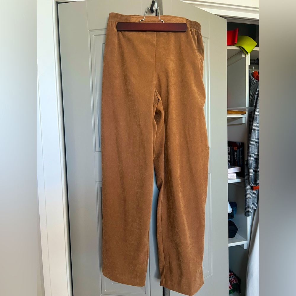 Vintage brown suede pants
